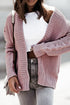Open Front Chunky Knit Cardigan